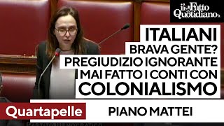 Piano Mattei lo sfogo di Quartapelle quotItaliani brava gente Pregiudizio ignorantequot Ecco perchè [upl. by Leggat]