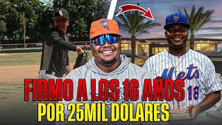 LO QUE NO SABIAS del LANZADOR ZURDO que FIRMÓ POR 25 MIL DOLARES con LOS METS [upl. by Ennej]