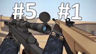 Top 5 Best Snipers in Phantom Forces [upl. by Denten]