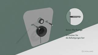 How to install a Catalano wall hung toilet [upl. by Del353]