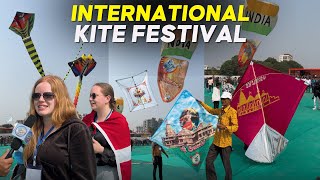 International Kite Festival In Surat  International Kite Festival 2024  Kemchhosurat [upl. by Lukey]