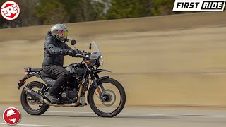 2022 Royal Enfield Himalayan  First Ride [upl. by Illoh452]