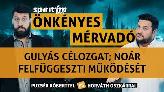 Gulyás célozgat noÁr felfüggeszti működését A reklám hazudik  Önkényes Mérvadó 2024634 [upl. by Eul]