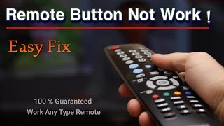 Remote Control Not Working Or Locked How to fix [upl. by Wright]