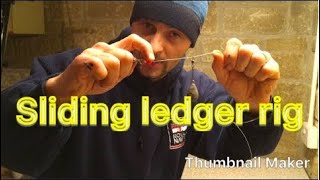 How to make Sliding Ledger Rig  Sea fishing rigs [upl. by Samtsirhc418]