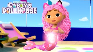 Gabby Becomes A Mermaid amp Goes To MermaidLantis  Full Episode  GABBYS DOLLHOUSE [upl. by Ecinej]