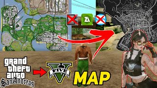 How to Add GTA 5 MAP MOD in GTA SA Android  GTA V MAP MOD  gta 5 ka map gta sa ma kasy laye 2024 [upl. by Bihas167]