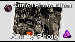 Curled Photo Effect Affinity Photo [upl. by Drusilla]