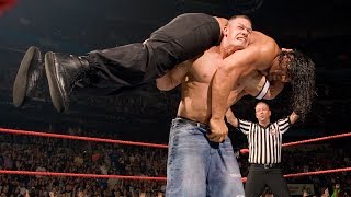 John Cena vs The Great Khali vs Umaga  WWE Championship Match Raw June 4 2007 [upl. by Massey]