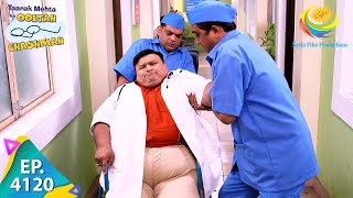 Dr Hathi Stuck On Wheelchair  Taarak Mehta Ka Ooltah Chashmah  Full Episode 4120  25 June 2024 [upl. by Etiuqram]