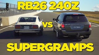 RB26 FairladyZ VS SuperGramps [upl. by Eymaj826]