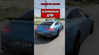 Suspension test of some luxury cars over 60 speed bumps at 70 kmh Pt 2 shortsfeed shorts [upl. by Anyala]