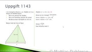 Matematik 2b Sammanfattning Kapitel 1 Algebra och linjära funktioner [upl. by Moyer]