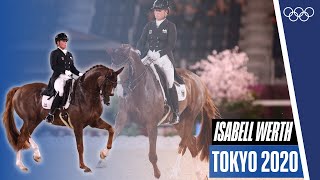 🐴🇩🇪 Isabell Werths Full Dressage Individual Grand Prix Freestyle at Tokyo 2020 [upl. by Pollie]