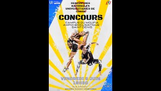 Rencontres nationales universitaires de danse 2023  Concours de danse [upl. by Frangos]