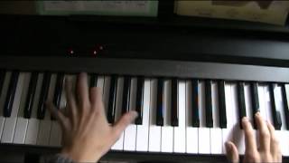 COMMENT JOUER men allez piano CANARDO TAL [upl. by Enihsnus]