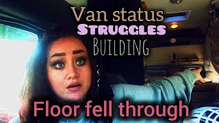 Struggles living out of an unfinished Van conversion  nomad vanlife update [upl. by Augusta398]