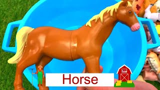 Farm Toys with Farm Animals and more for Kids [upl. by Bozovich]