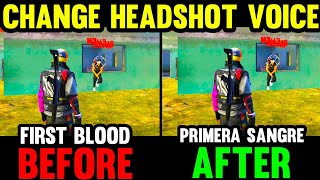 Primera Sangre Kill Streak Sound Total Explain  Garena Free Fire Drag Head Shooter [upl. by Ardnoet]