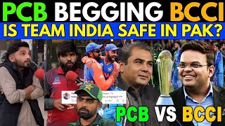 PCB Begging BCCI for CT25😢 is Pakistan Safe For Team India  Champions Trophy 2025 [upl. by Rofotsirk796]