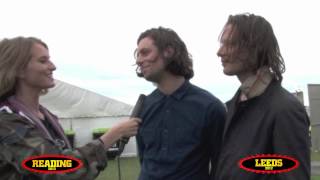 The Maccabees  Fan Questions  Reading amp Leeds Festival 2012 [upl. by Esnofla]