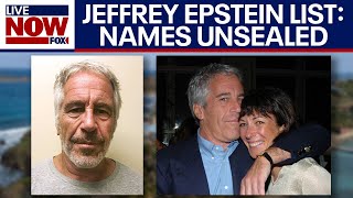 Jeffrey Epstein list Unsealed documents in Ghislaine Maxwell lawsuit released  LiveNOW from FOX [upl. by Divaj620]