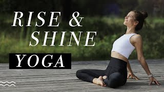 Yoga für den Morgen  sanft belebend und aktivierend  18 Min Rise amp Shine auch für Anfänger [upl. by Etnoled]