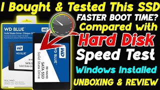 I Bought WD Blue SSD amp Tested  Compared it with My Hard Disk and Got Shocking Results You Must See [upl. by Leksehcey]