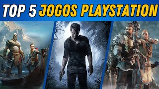 TOP 5 MELHORES JOGOS DE PLAYSTATION  MELHORES JOGOS PLAYSTATION  MELHORES EXCLUSIVOS PS4PS5 [upl. by Fregger]