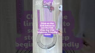 Unconventional amp super pretty deco mesh fall wreath DIY [upl. by Rebliw]