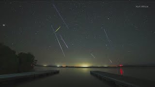 Perseid meteor shower [upl. by Imerej]