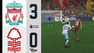 LIVERPOOL vs NOTTINGHAM FOREST  PREMIER LEAGUE 2024  FECHA 4  EA SPORTS FC™ 24 [upl. by Milas]