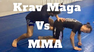 Krav Maga Vs MMA [upl. by Ocirederf147]