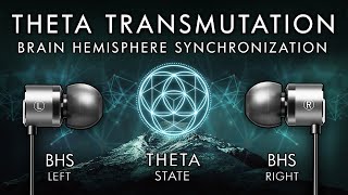 The THETA Transmutation  8hr Brain Hemisphere Synchronization BHS [upl. by Bough]