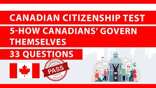 2024 NEW CANADIAN CITIZENSHIP TEST― Real Practice Questions ― Part 5 of 10 [upl. by Ambrogino]