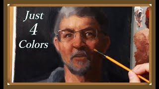 Portrait Painting Tutorial  The CHEAPEST Palette EVER  Real Time [upl. by Amsa]