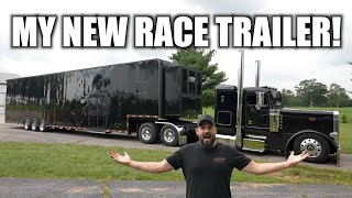 My NEW 53Ft Race Trailer is Finally DONE FULL TOUR [upl. by Eyllek]