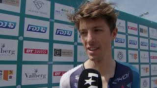 George Bennett  Interview at the start  MercanTour Classic AlpesMaritimes 2024 [upl. by Savdeep686]