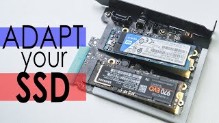 NVMe PCIe SSD Adapter Installation and Speed Test  EZDIYFAB Dual M2 RGB Solid State Drive Adapter [upl. by Naegem]