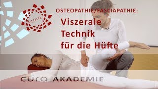 Hüfte viszerale Osteopathie osteopathische Techniken Hüftgelenk Faszien Fascia iliaca [upl. by Fredette118]