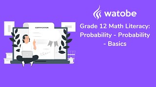 Grade 12  Probability Math Literacy probability  basics [upl. by Ange]