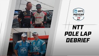 Scott McLaughlin Josef Newgarden break down MEGA qualifying laps  NTT Pole Lap Debrief  INDYCAR [upl. by Cann]