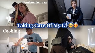 Taking Care Of My Girlfriend After Surgery 1 WEEK POST OP [upl. by Cand]