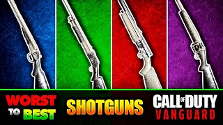 Vanguard Shotguns Ranked WORST to BEST [upl. by Nylloc]