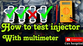 How to test injector with multimeter [upl. by Anyrak]