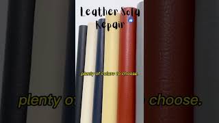 A Must Watch Knife cut on sofa repair  FIX CRACKING LEATHER  LEATHER REPAIR VIDEO [upl. by Neeroc]