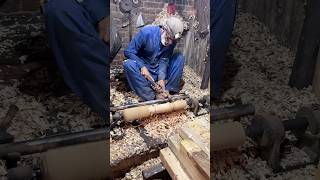 How to Make Wooden Cot Leg 👌shorts woodworking shortvideo [upl. by Ardiedak]