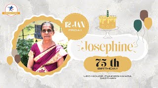 75th Birthday Celebration of Mrs Josephine  LIVE from Sasthan  Udupi [upl. by Ahsilif]