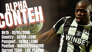 Alpha Conteh Highlights 2023 [upl. by Simetra]