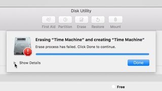 Erase process has failed Click done to continue Disk Utility Error FIX  Mac [upl. by Annas]